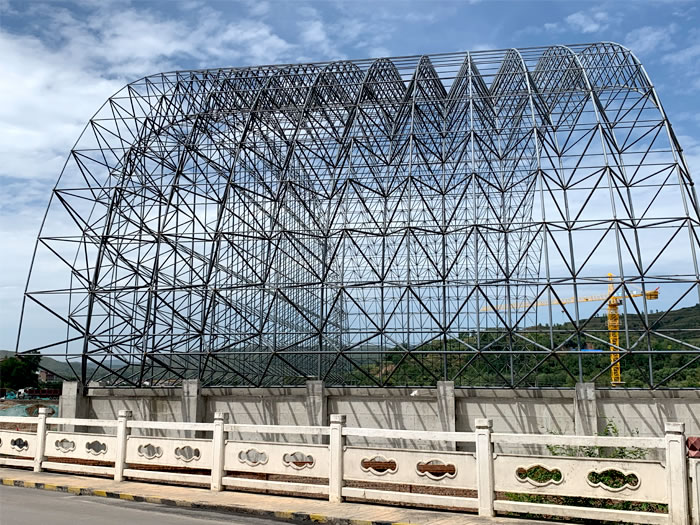 耒阳山寨矿储煤棚网架
